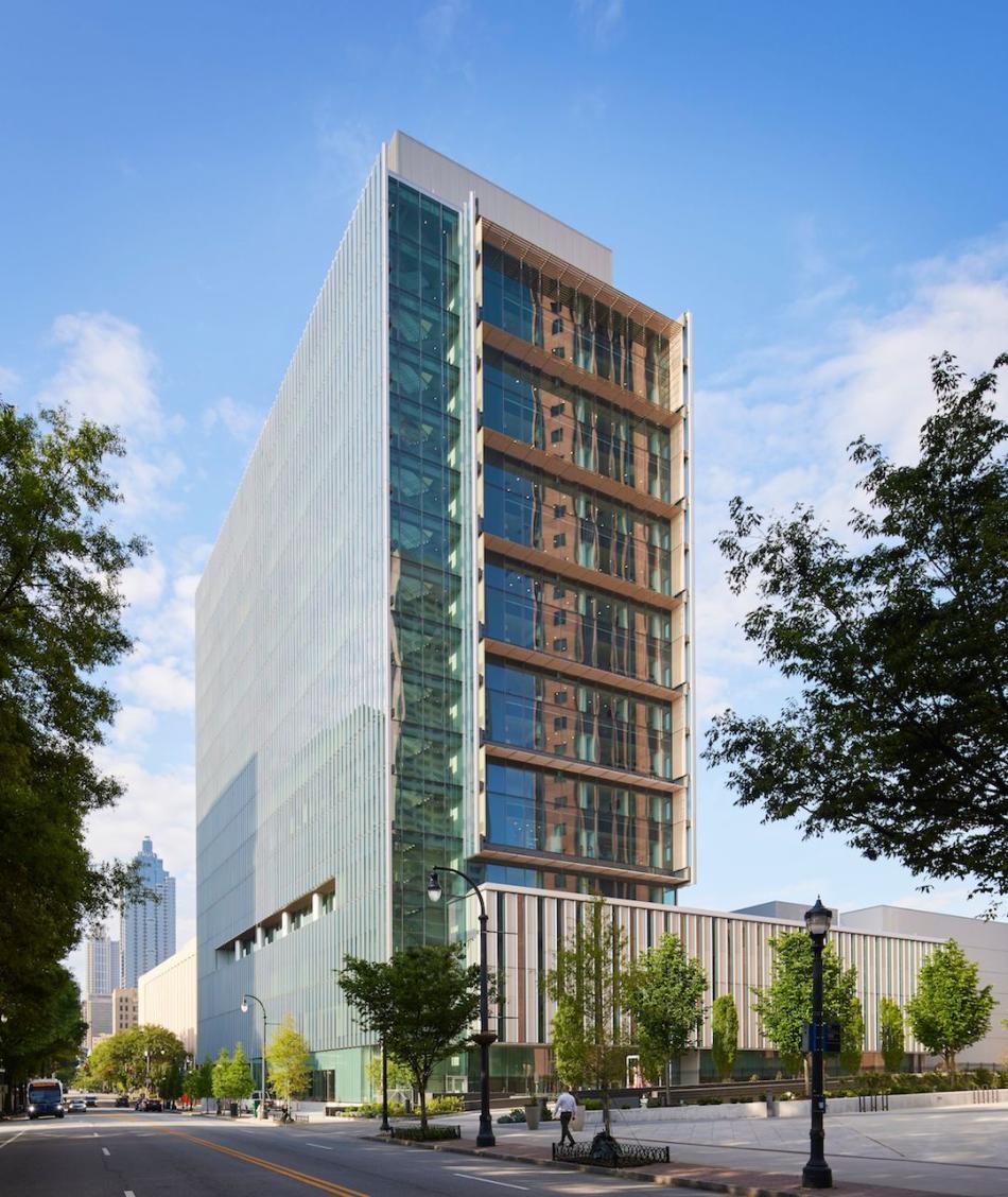 Images Emory’s towering Midtown facility declared finished along